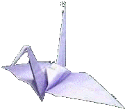 Origami - Tsuru (gru) simbolo di pace