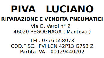 PIVA LUCIANO - Riparazione e vendita gomme - Pegognaga
